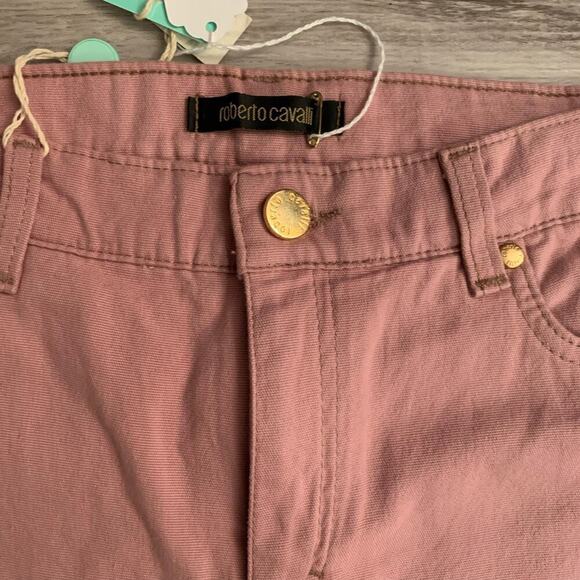 Roberto Cavalli Straight Leg Jeans Size 42 EU - Pink - Picture 4 of 5